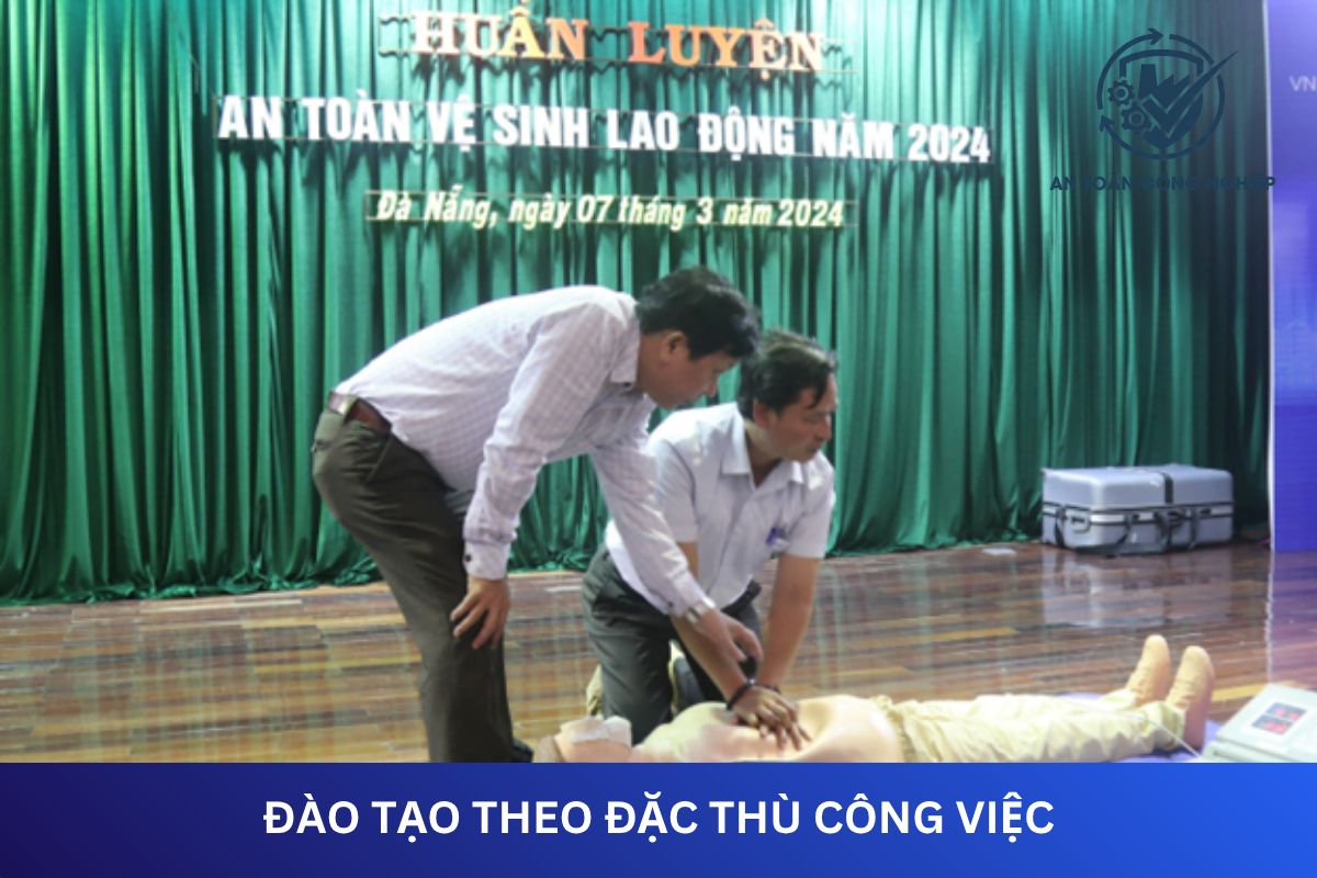 Phần huấn luyện chuyên sâu sẽ dựa vào từng đặc thù công việc