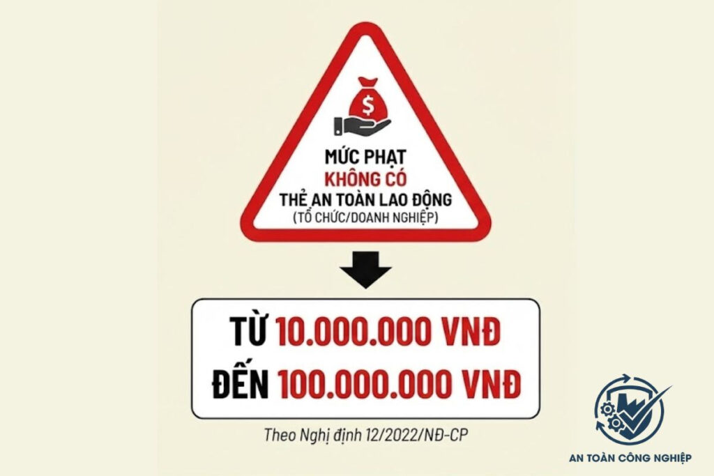 Mức Phạt Khi Không Có Thẻ An Toàn Lao Động